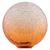 DECOR LED FLAT LAMP 3.5W 827 E27 Non-Dim IN CRACKED GLASS ROUND ORANGE - , изображение 6