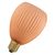 DECOR LED FLAT LAMP 3.5W 827 E27 Non-DIM IN COLOURED GLASS OVAL ORANGE - 