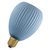 DECOR LED FLAT LAMP 3.5W 827 E27 Non-DIM IN COLOURED GLASS OVAL BLUE - 