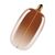 Vintage 1906 Big Elipse Oval 20 Magnetic DIM 4.8W 818 Tea Brown E27 - 