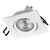 Spot Set Recess GU10 Adjustable Square Click 4.5W 827 White - 