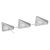 Undercabinet Triangle 11.5 W CCT DIM Silver - 
