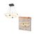 Decor Tetragon 2XPendant 23W 830 Click DIM - , изображение 2