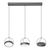 Decor Puck 3XPendant LN 36W 930 Black - 