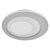 Orbis Spiral Round Central Light 400mm 26W Click Dim 830 Grey - 