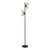 Decor Smoke Glass Floor 2xE14 Black - , изображение 4