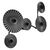 Decor Plisse Wall 5 x E27 Dark Grey - 