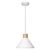Decor Plaster Wood Pendant 220 mm E27 White - , изображение 3