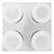 SMART+ MATTER Orbis Wall Wave IP44 300x300mm Tunable White - , изображение 5