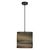 Decor Cardboard Cylinder Pendant E27 Brown - , изображение 3