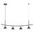 Decor Fuji 4XPendant Linear 16W 930 Black - , изображение 3