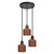 Decor Clay Windows Pendant PL 3XE27 Brown - , изображение 3