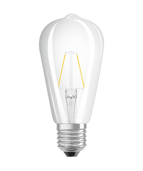 LED Star Classic Edison 25 Filament 2.5W 827 Clear E27 - , изображение 2