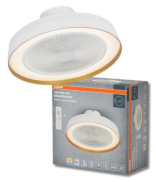 Ceiling Fan Encapsulate 480 49W White - , изображение 2