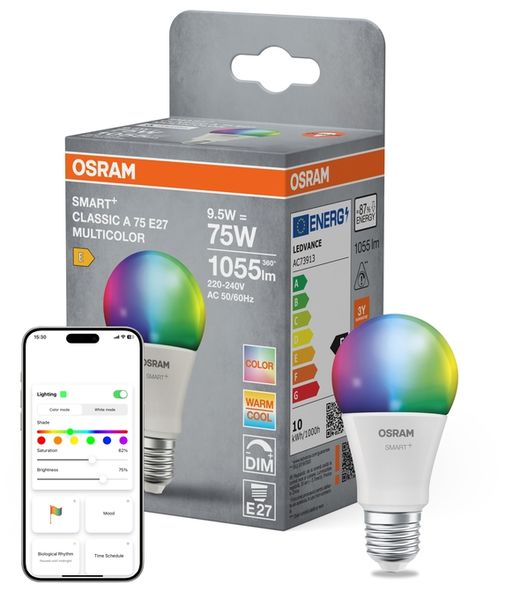 SMART+ MATTER Multicolor Classic A75 9.5W E27 - , изображение 5