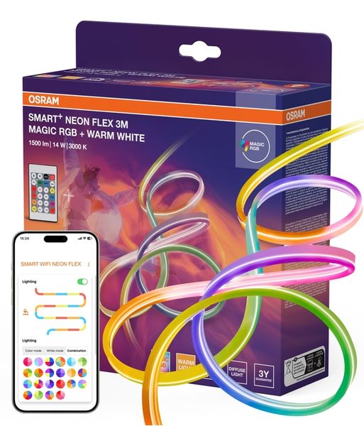 Smart+ Wifi Neon Flex 3M Magic RGB 830 Remote Control - , изображение 3