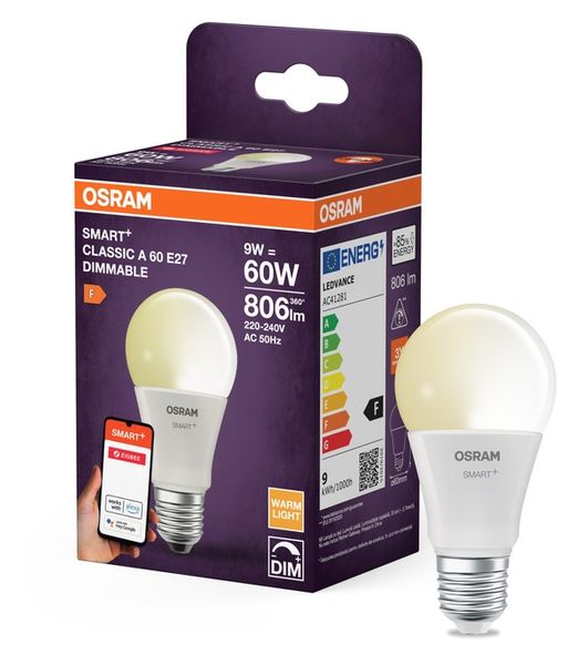 SMART+ ZIGBEE Dimmable Classic A60 9W E27 - , изображение 5