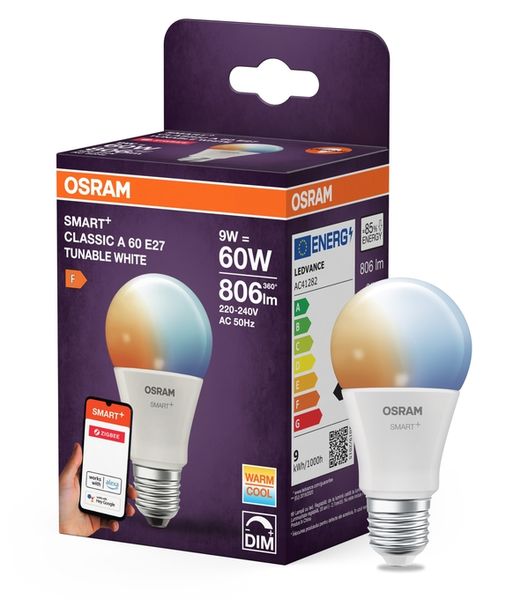 SMART+ ZIGBEE Tunable White Classic A60 9W E27 - , изображение 5