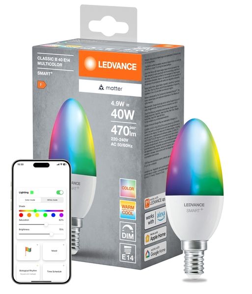 SMART+ MATTER Multicolor Classic B40 4.9W E14 - , изображение 9