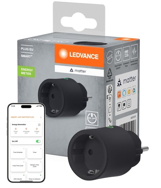 SMART+ MATTER Plug EU Black - , изображение 3