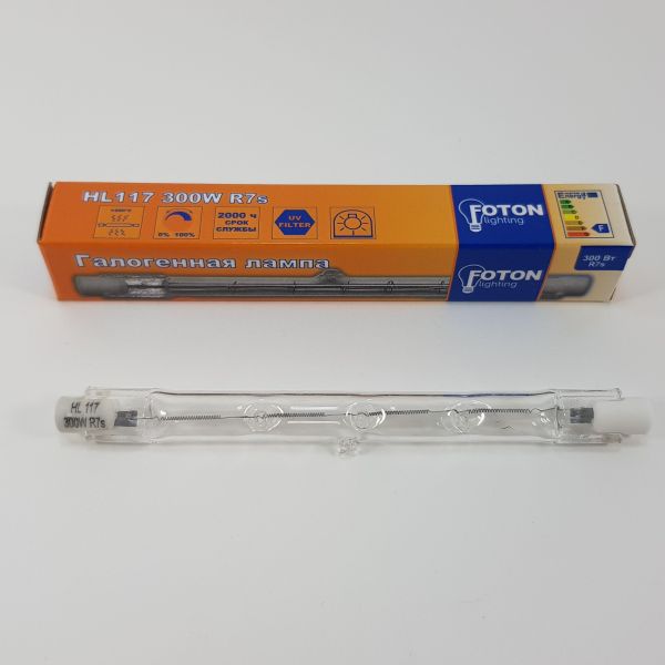 HL117   300W R7s  (20/500) -  лампа галогенная FOTON LIGHTING - 