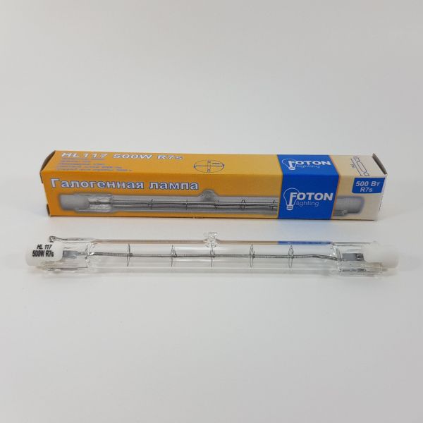 HL117   500W R7s  (20/500) -  лампа галогенная FOTON LIGHTING - 