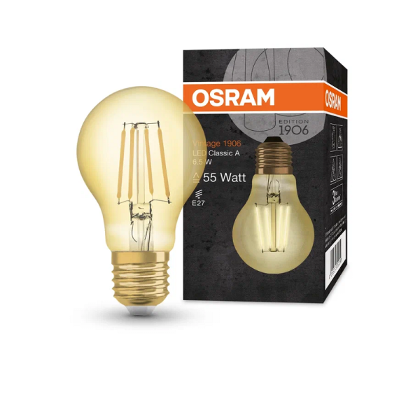 Vintage 1906 Classic A 50 Filament 6.5W 824 Gold E27 - , изображение 2