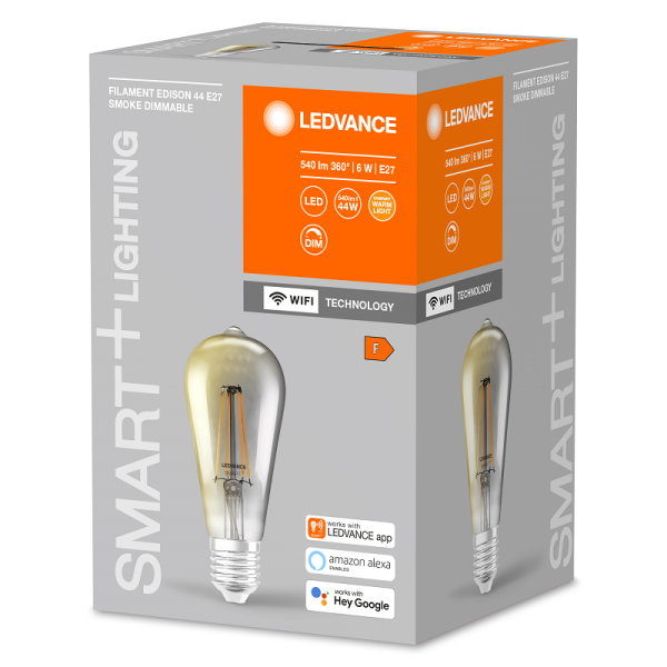 SMART+ Filament Edison Dimmable 44 6 W/2500 K E27 - , изображение 5