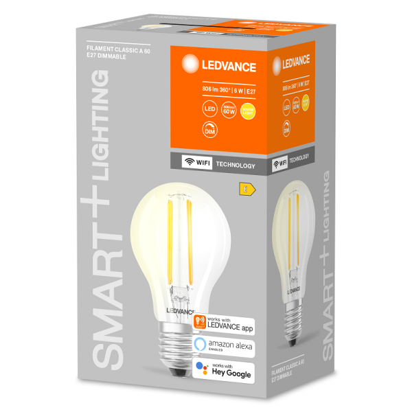 SMART+ Filament WiFi Classic A 60 6W E27 - , изображение 5