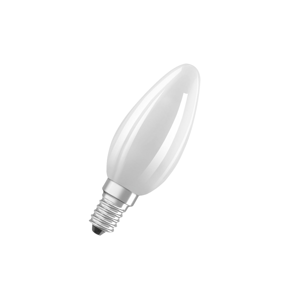 4W/827 (=40W) E14 PARATHOM FIL матовая - LED лампа свеча OSRAM - 