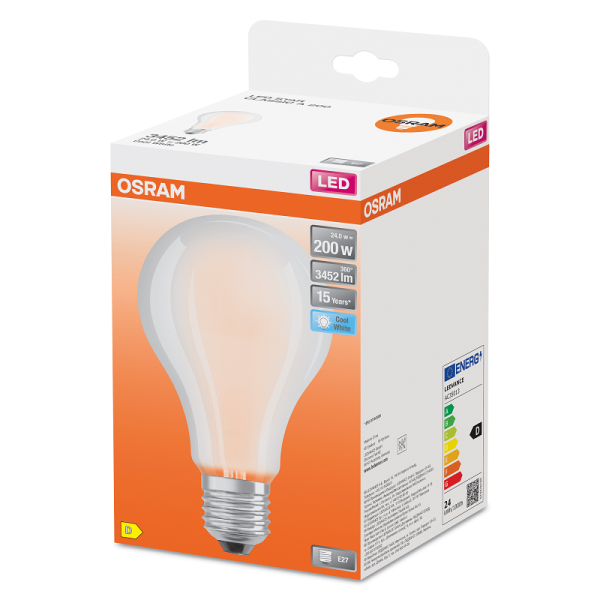 LED Star Classic A 200 24W 840 Frosted E27 - , изображение 2