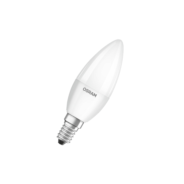 5.5W/840(=40W) E14 220-240V (LED Star 470lm Матовая) - Светодиодная лампа свеча OSRAM - 