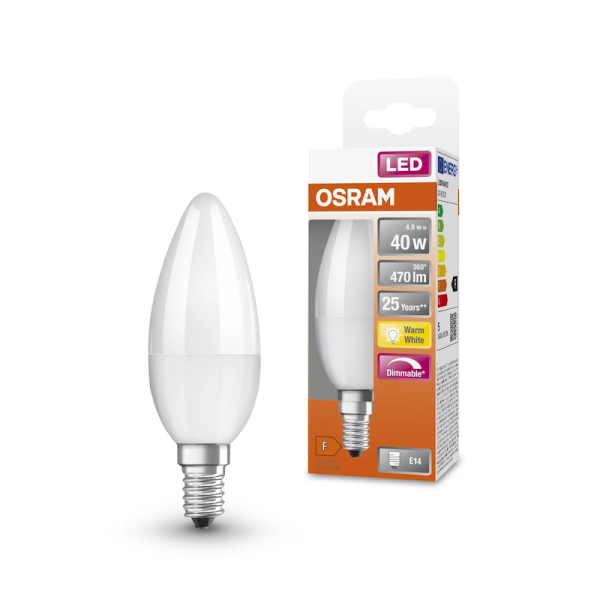 LED Superstar Classic B 40 DIM 4.9W 827 Frosted E14 - , изображение 2
