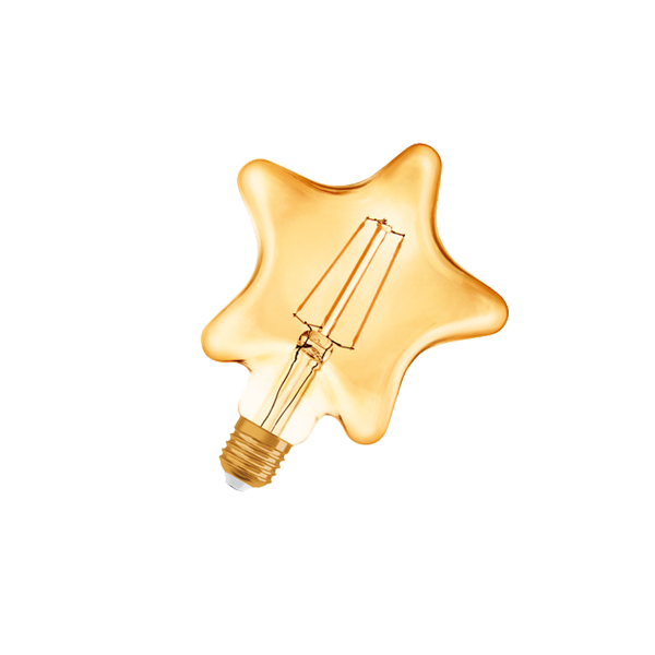 Vintage 1906 LED CL STAR     FIL GOLD 40  4,5W/824 E27 165x125мм - звезда OSRAM - 
