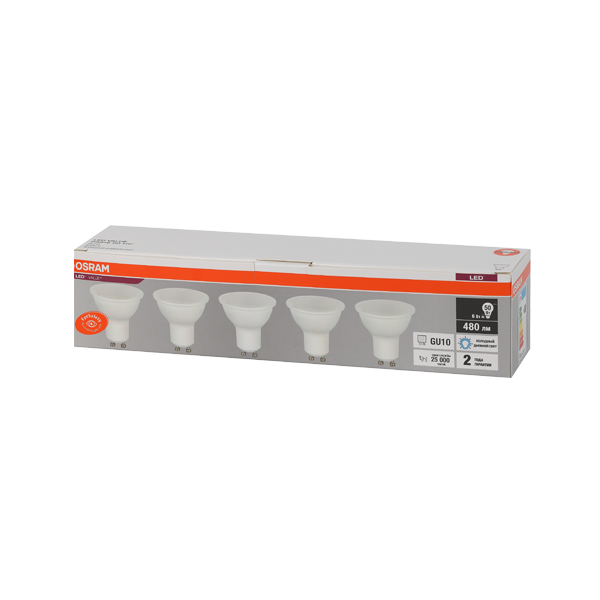 LVPAR1650 6SW/865 230V GU10 Экопак1X5  RU OSRAM - 