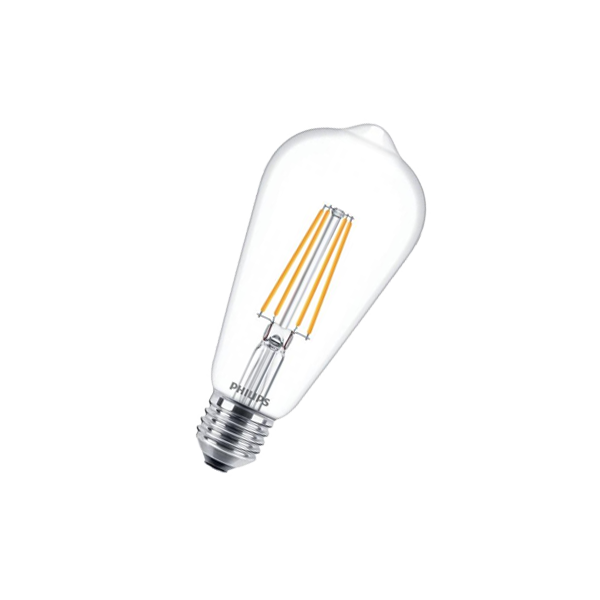 6W (=60W) E27 EDISON FILAMENT прозрачная - LED ЛАМПА PHILIPS - 