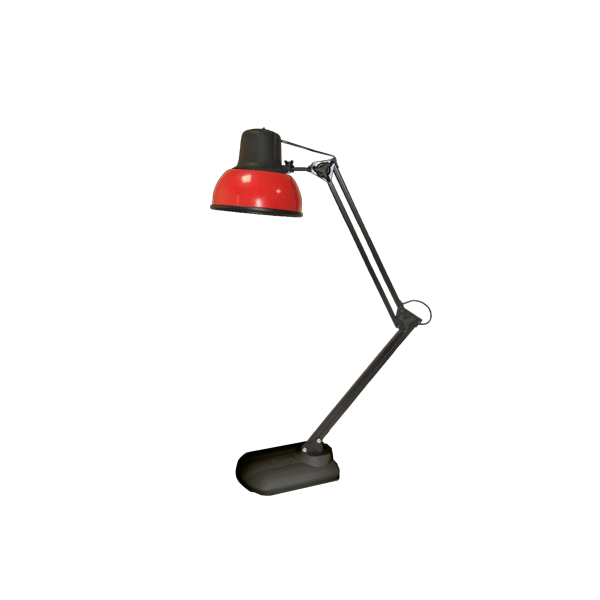 Бета К+ ННБ37-60-160 (220В, 60Вт, ЛОН/LED Е27, на подставке)  настол., без лампы, красный - 