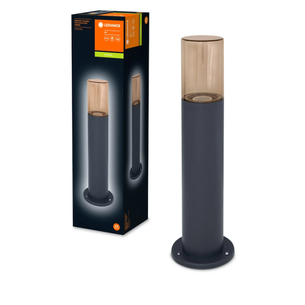 ENDURA E27 h=500mm IP44 (CLASSIC PIPE AMBER GREY) - Уличный садово-парковый светильник LEDVANCE - , изображение 2