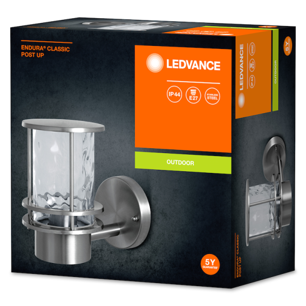 ENDURA E27 IP44 (CLASSIC POST UP Steel) - Уличный настенный светильник LEDVANCE - , изображение 3