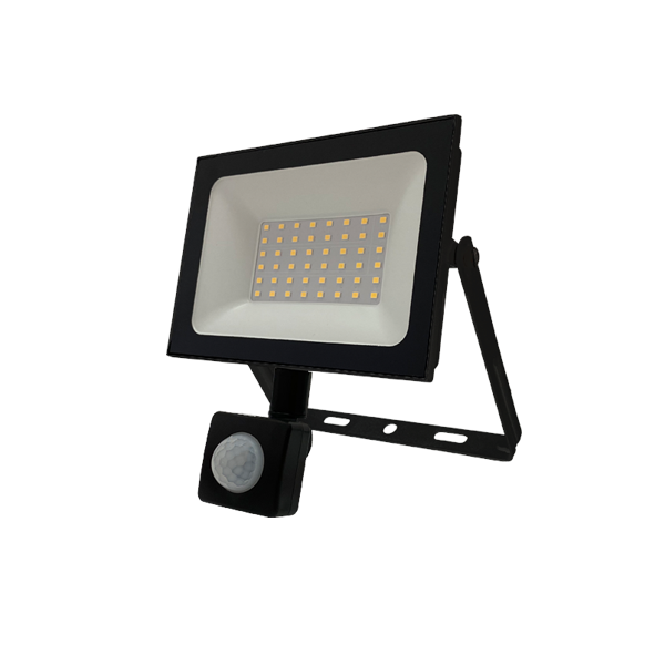 FL-LED Light-PAD SENSOR  30W Black  4200К 2550Лм  30Вт  AC220-240В 122x150x45мм 250г - С датчиком - 