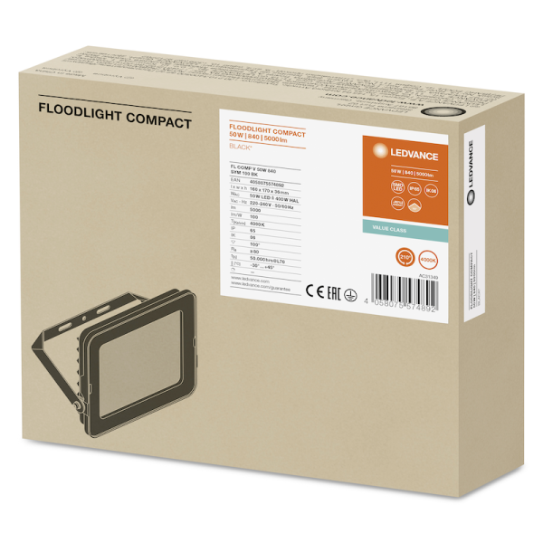 FL COMP V 50W 840 SYM 100 BK - , изображение 8