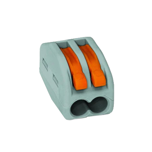 222-412   2 конт., многоразовая, 32A 400V - клеммная колодка WAGO (50) - 