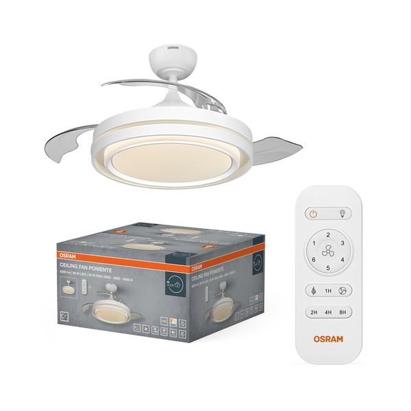 Ceiling fan Poniente 1060mm 66W CCT - , изображение 4