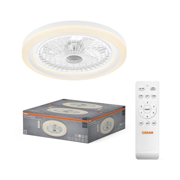 Ceiling fan Solano 490mm 43W CCT - , изображение 3
