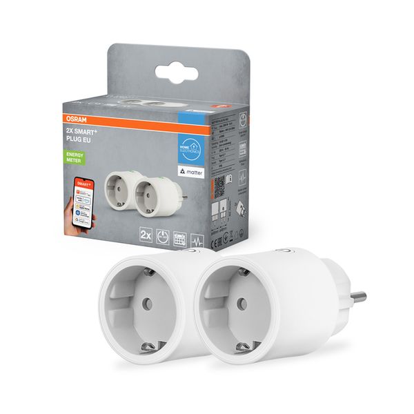 SMART+ MATTER Plug EU White Dual Pack - , изображение 2
