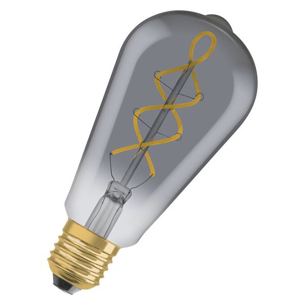 Vintage 1906 Edison 15 Filament 4W 818 Smoke E27 - 