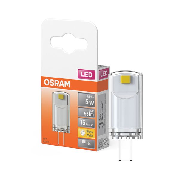 LED PIN 5 320° 0.6W 827 Clear G4 - , изображение 8