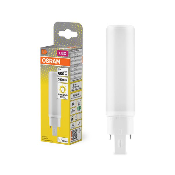 DULUX LED D/E13 HF & AC MAINS 6W 830 G24Q-1 - , изображение 9