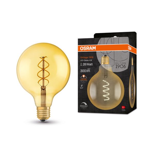 Vintage 1906 Globe 28 Filament DIM 4W 820 Gold E27 - , изображение 16