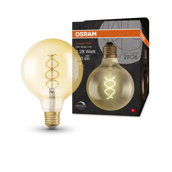 Vintage 1906 Globe 28 Filament DIM 4W 820 Gold E27 - , изображение 10
